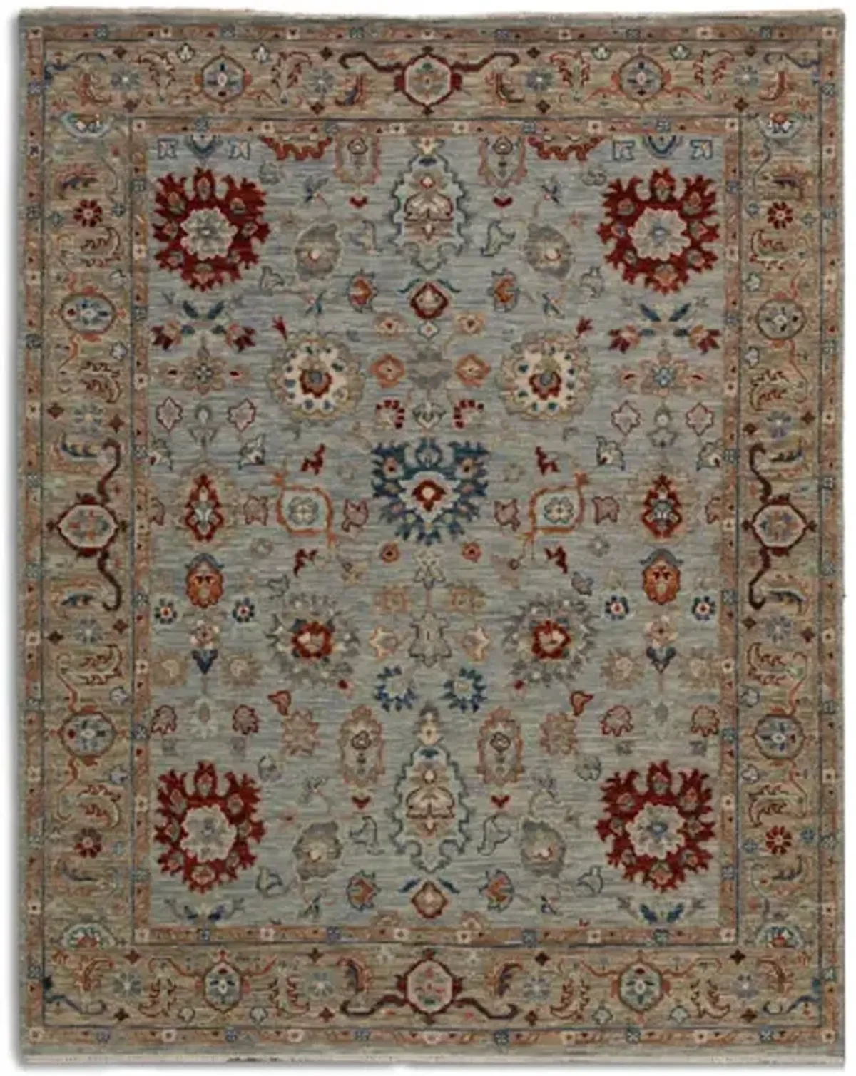 Oushak Hand Knotted 8 0  x 10 2  Area Rug