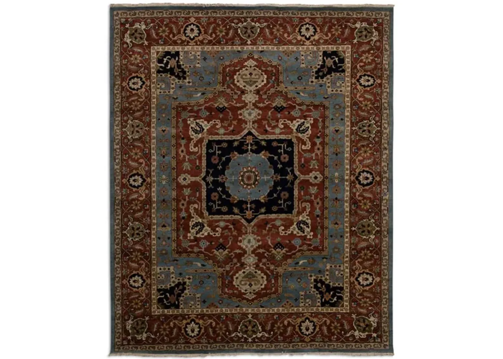 Hand Knotted 8 0  X 10 0  Area Rug