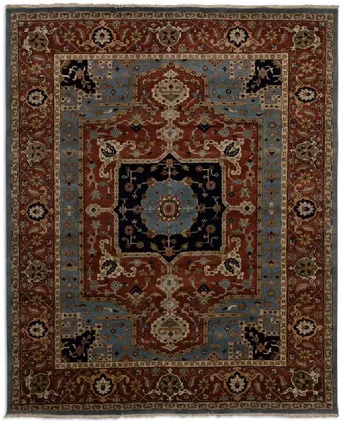 Hand Knotted 8 0  X 10 0  Area Rug