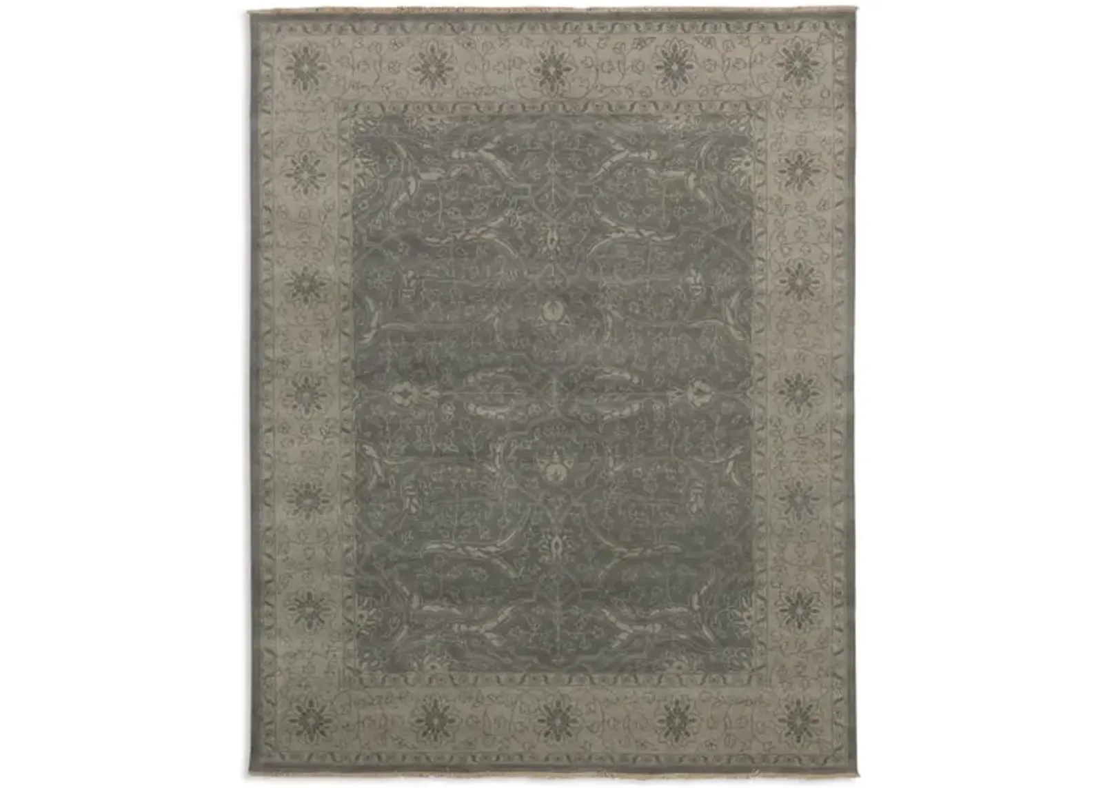 Hand Knotted 7 10  x 9 10  Area Rug