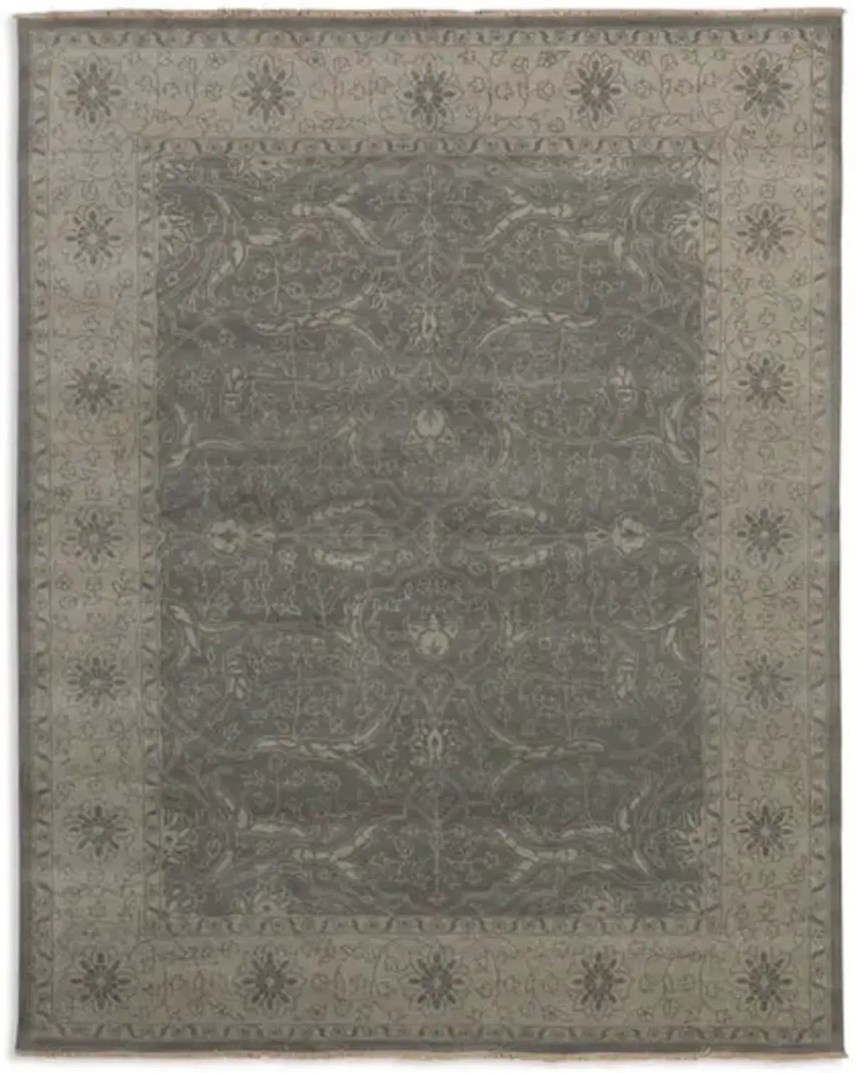 Hand Knotted 7 10  x 9 10  Area Rug