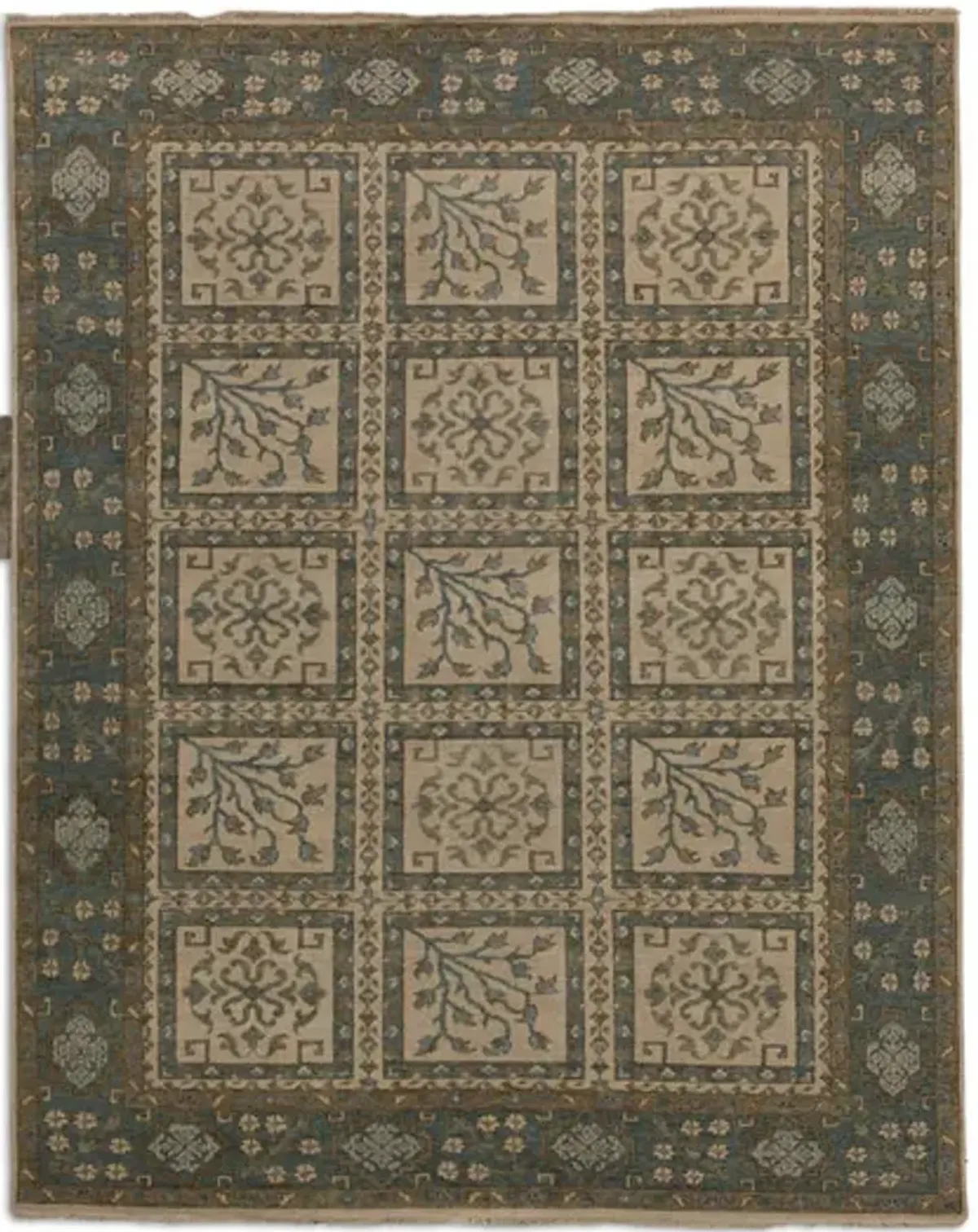 Hand Knotted 7 10  x 9 11  Area Rug