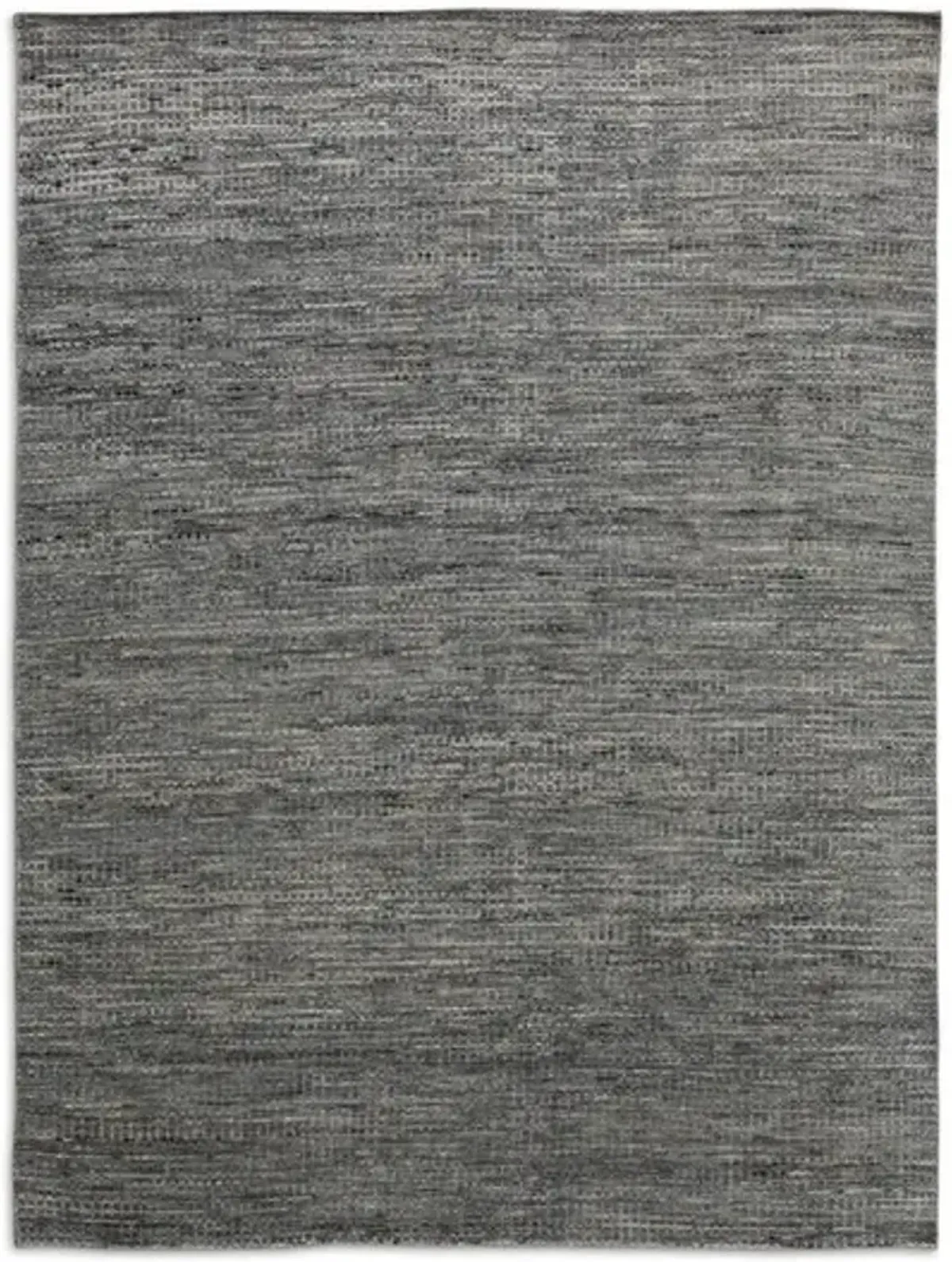 Hand Knotted Grey 8 9  x 11 9  Area Rug