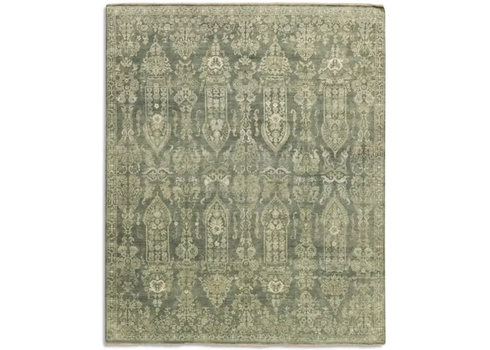 Hand Knotted 8 0  X 9 9  Area Rug