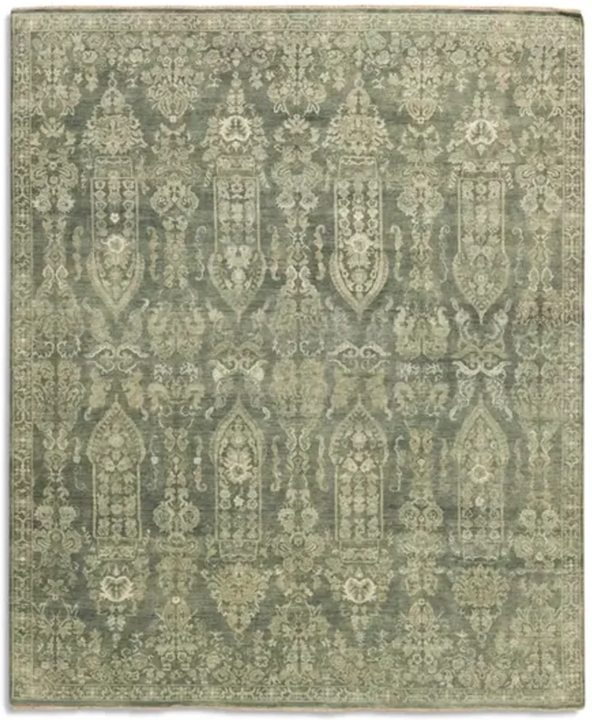 Hand Knotted 8 0  X 9 9  Area Rug