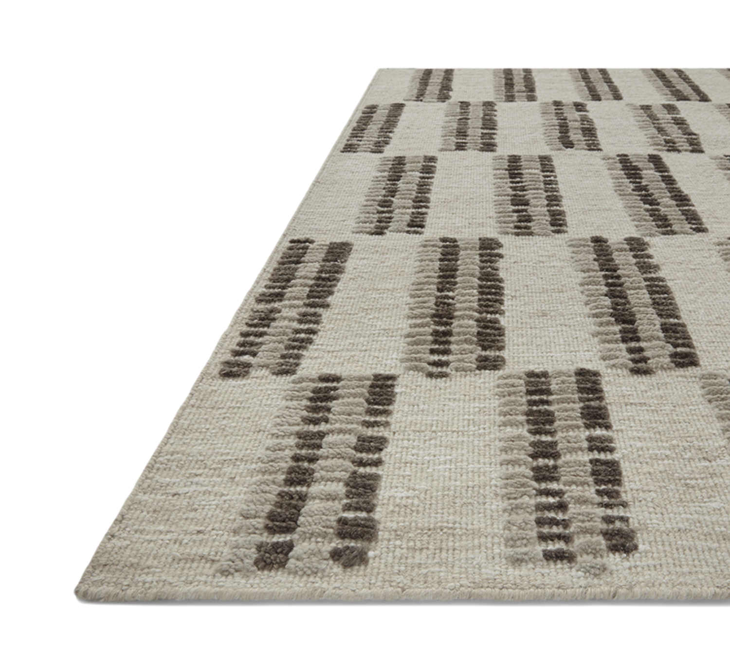 Carrier   Co Harrison Beige Charcoal 7 9  x 9 9  Area Rug