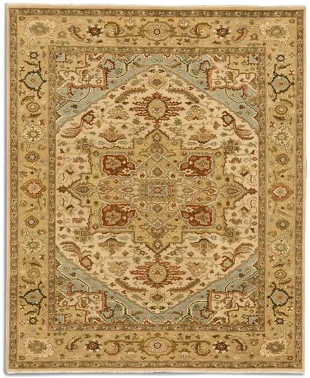 Hand Knotted 8  X 9 10  Area Rug