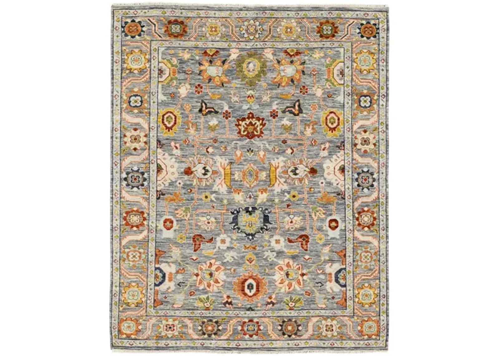 Hand Knotted 7 9  X 9 9  Area Rug