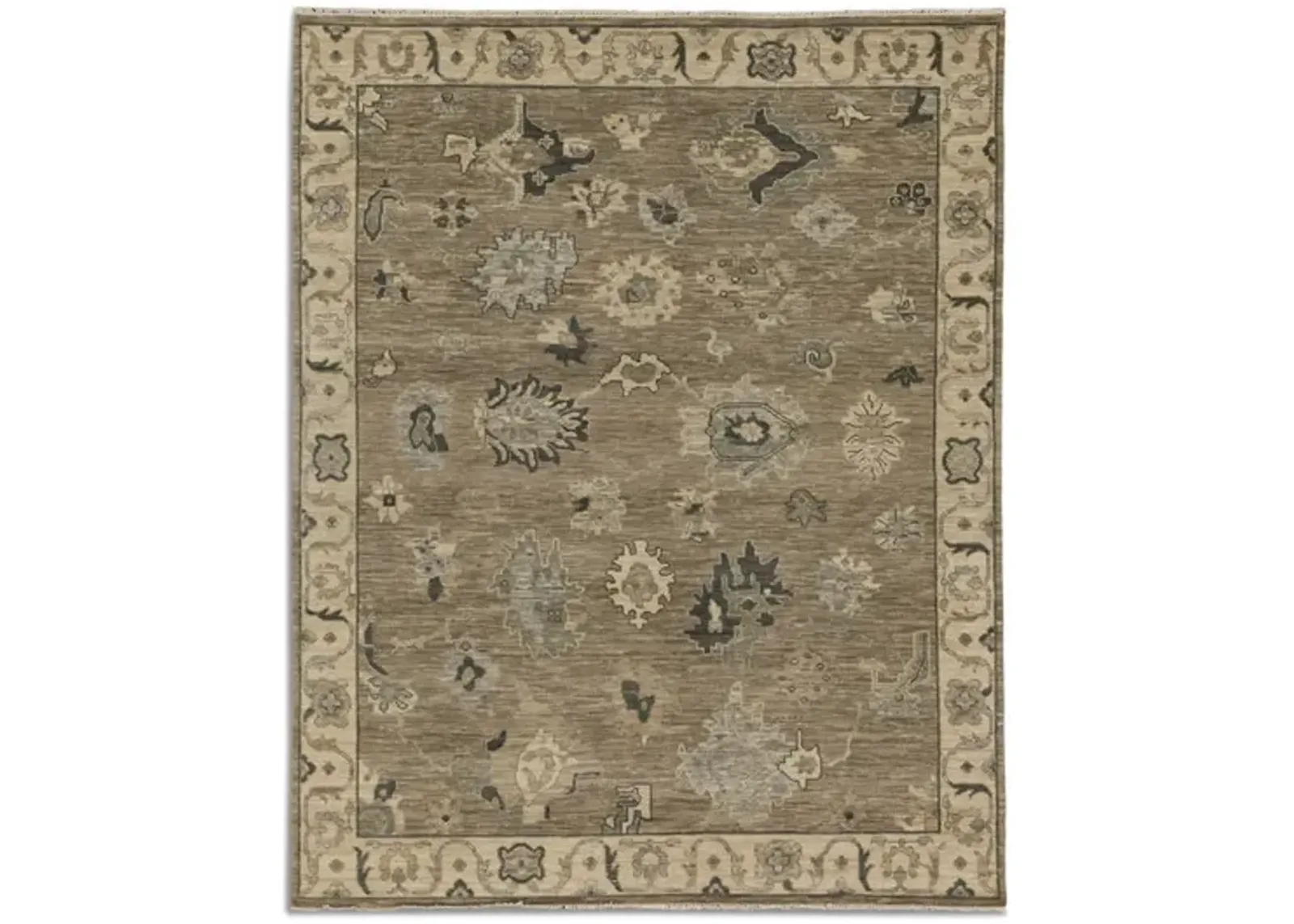 Oushak Hand Knotted 8 2  x 10 2  Area Rug