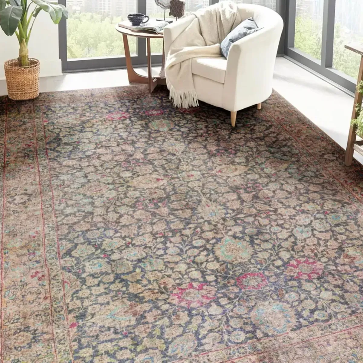 Kars Midnight 8 0  x 10 0  Area Rug