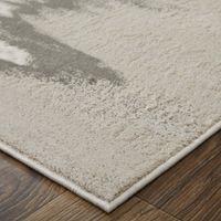 Micah Zap Ivory Silver 6 7  x 9 6  Area Rug