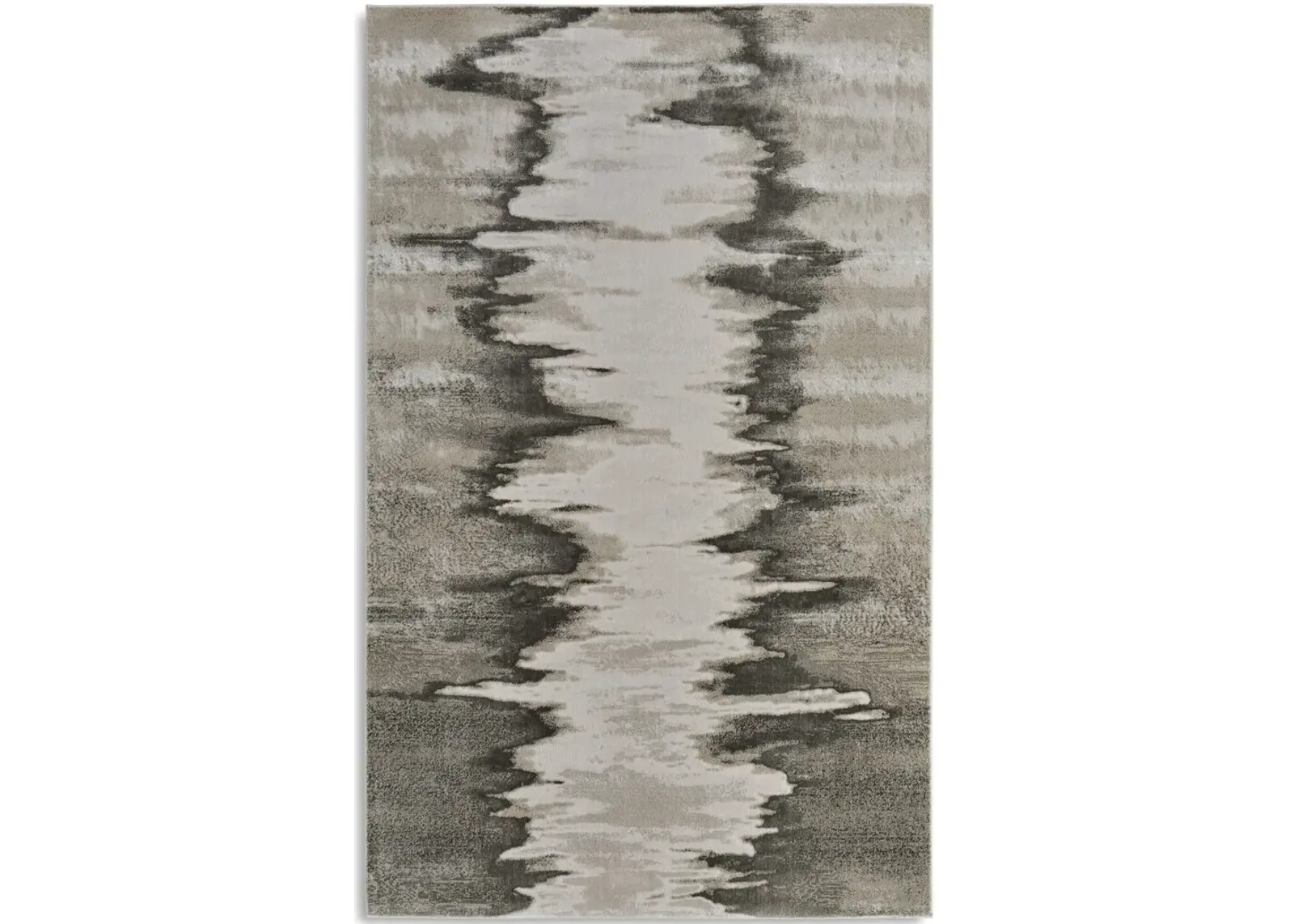 Micah Zap Ivory Silver 6 7  x 9 6  Area Rug