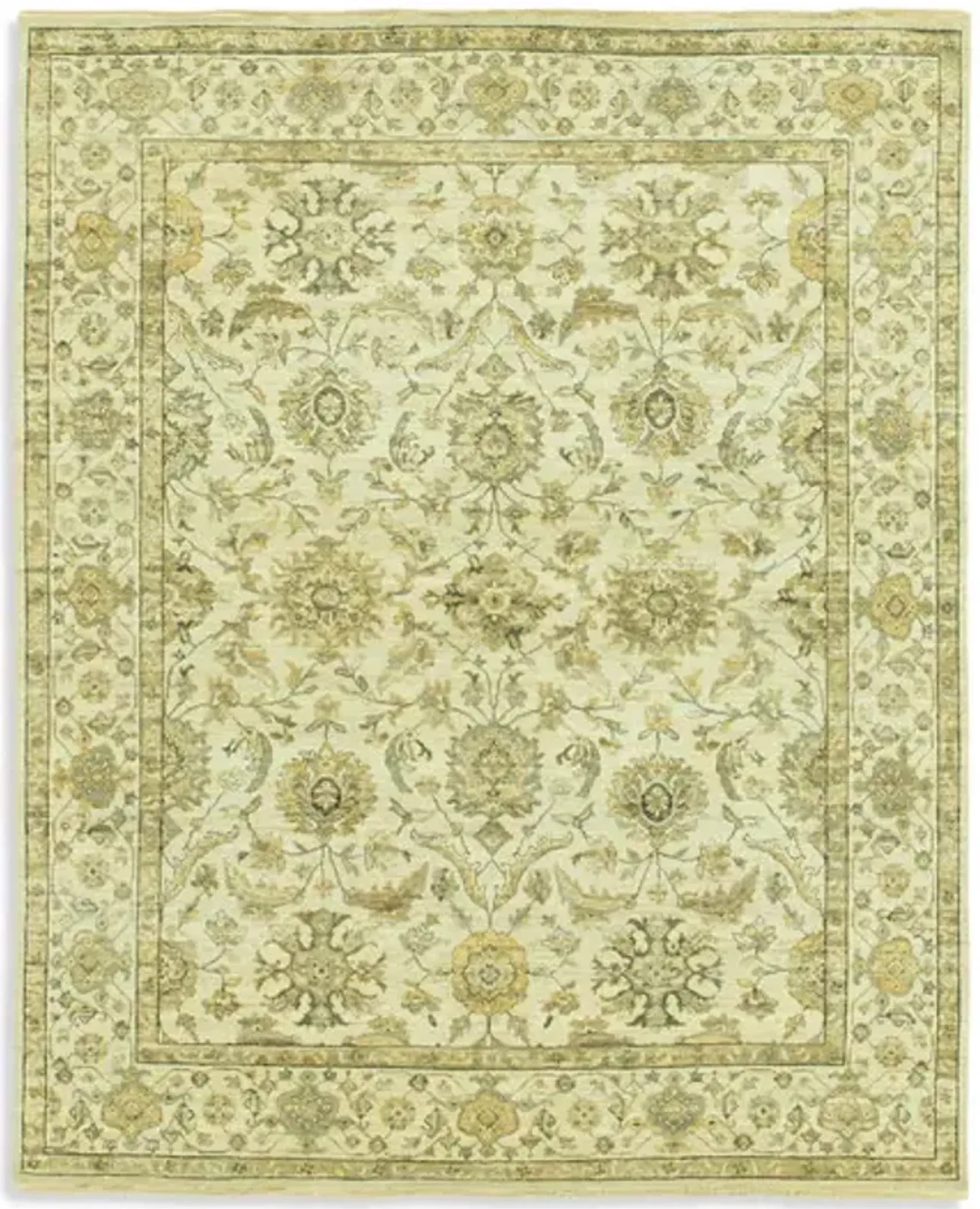 Hand Knotted Area Rug - 8 0  X 10 0 