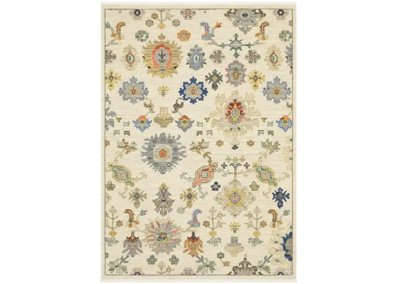 Lucca Ivory 7 10  x 10 10  Area Rug