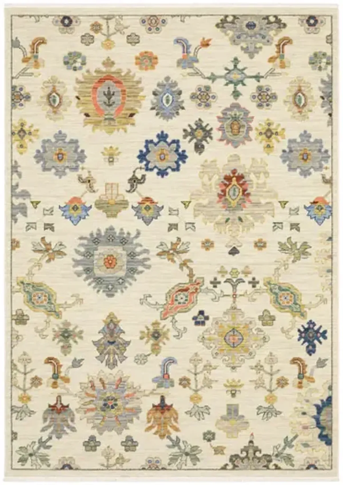 Lucca Ivory 7 10  x 10 10  Area Rug