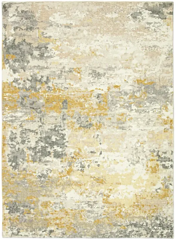 Roxy Gold Landscape Area Rug - 7 6  X 10 0 