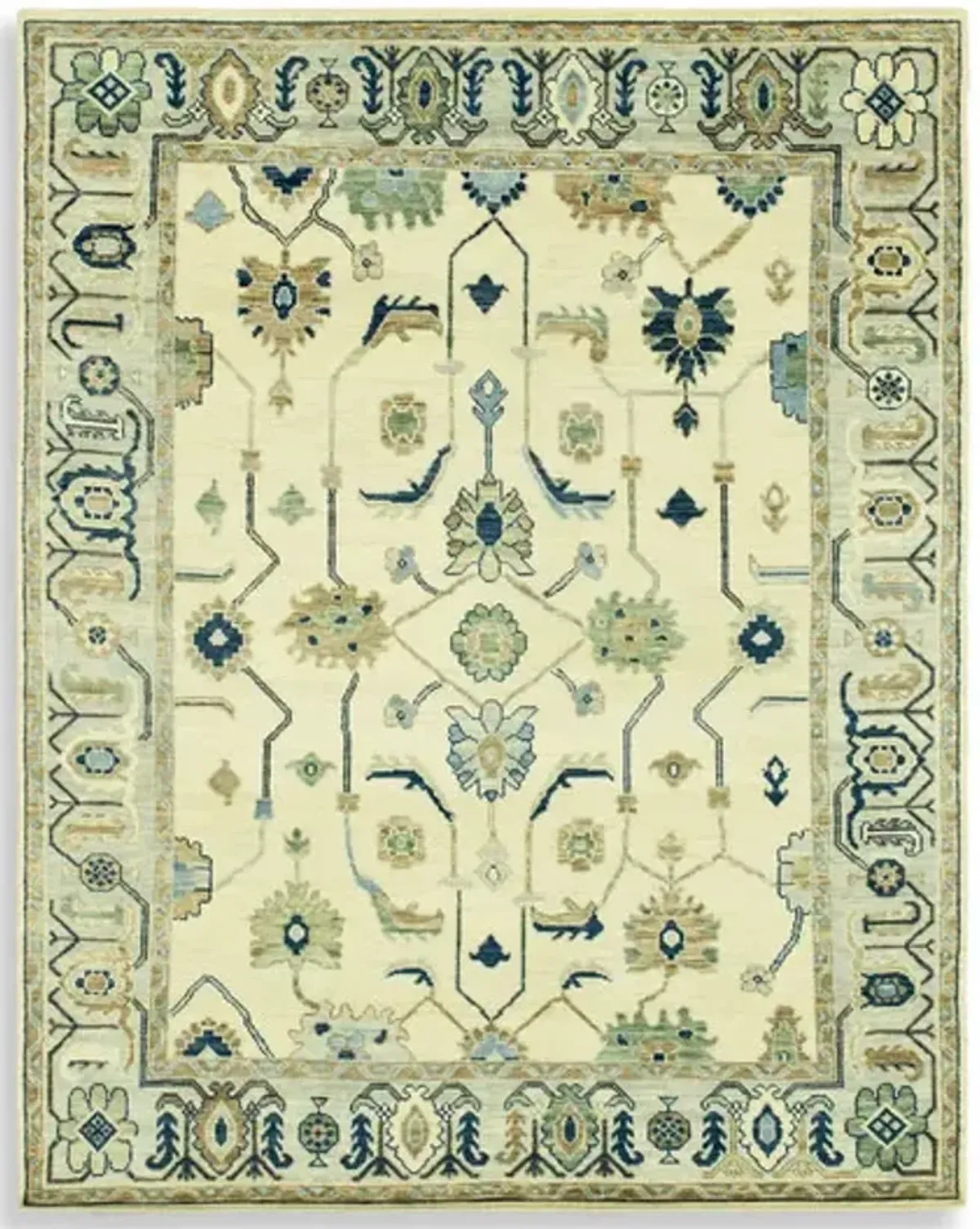 Hand Knotted Area Rug - 8 0  X 10 3 