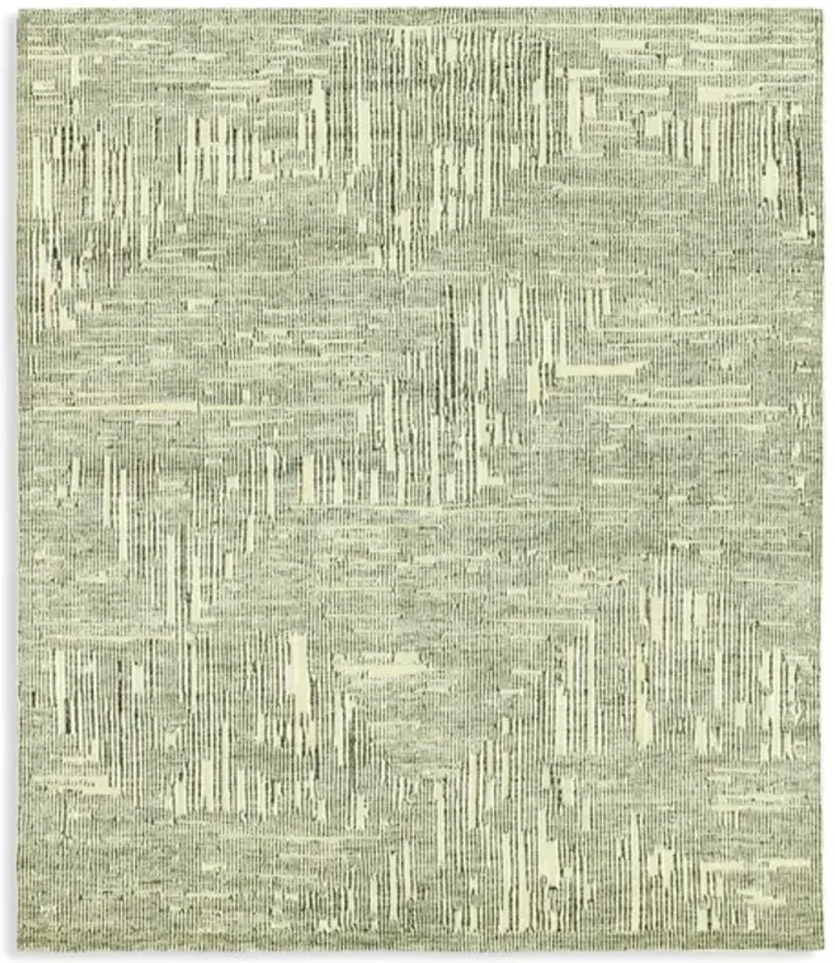 Hand Knotted Area Rug - 8 1  X 9 9 