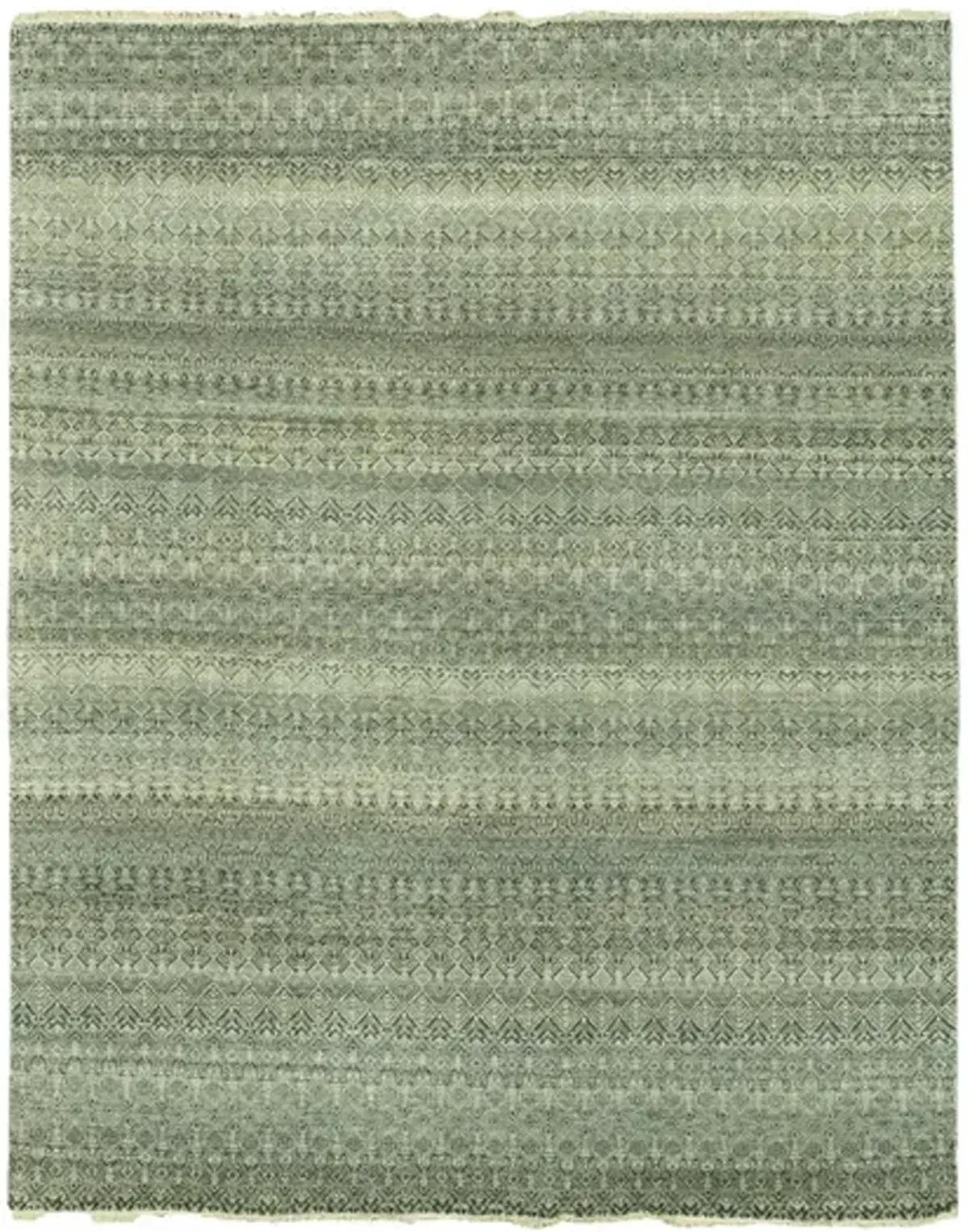 Hand Knotted Area Rug - 8 0  X 10 0 