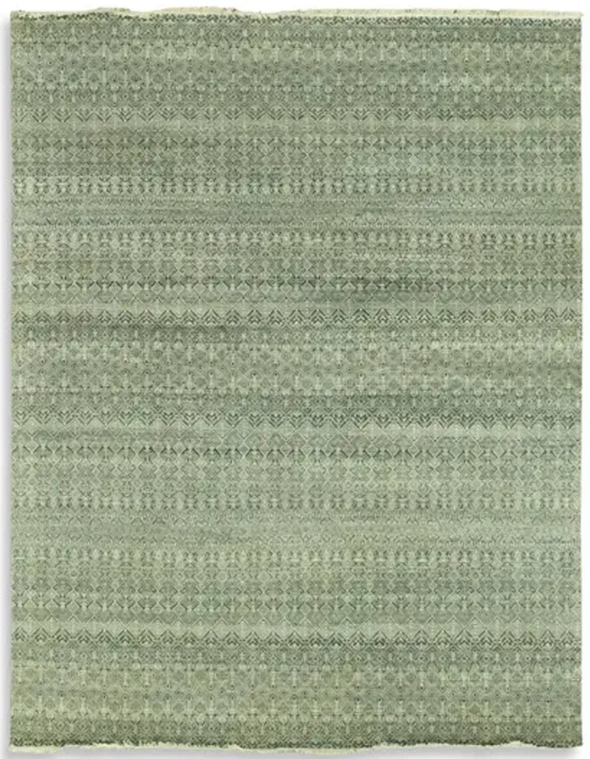 Hand Knotted Area Rug - 8 0  X 10 3 