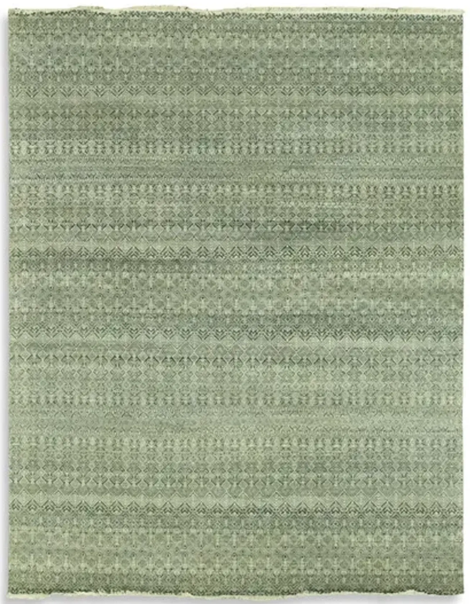 Hand Knotted Area Rug - 8 0  X 10 3 