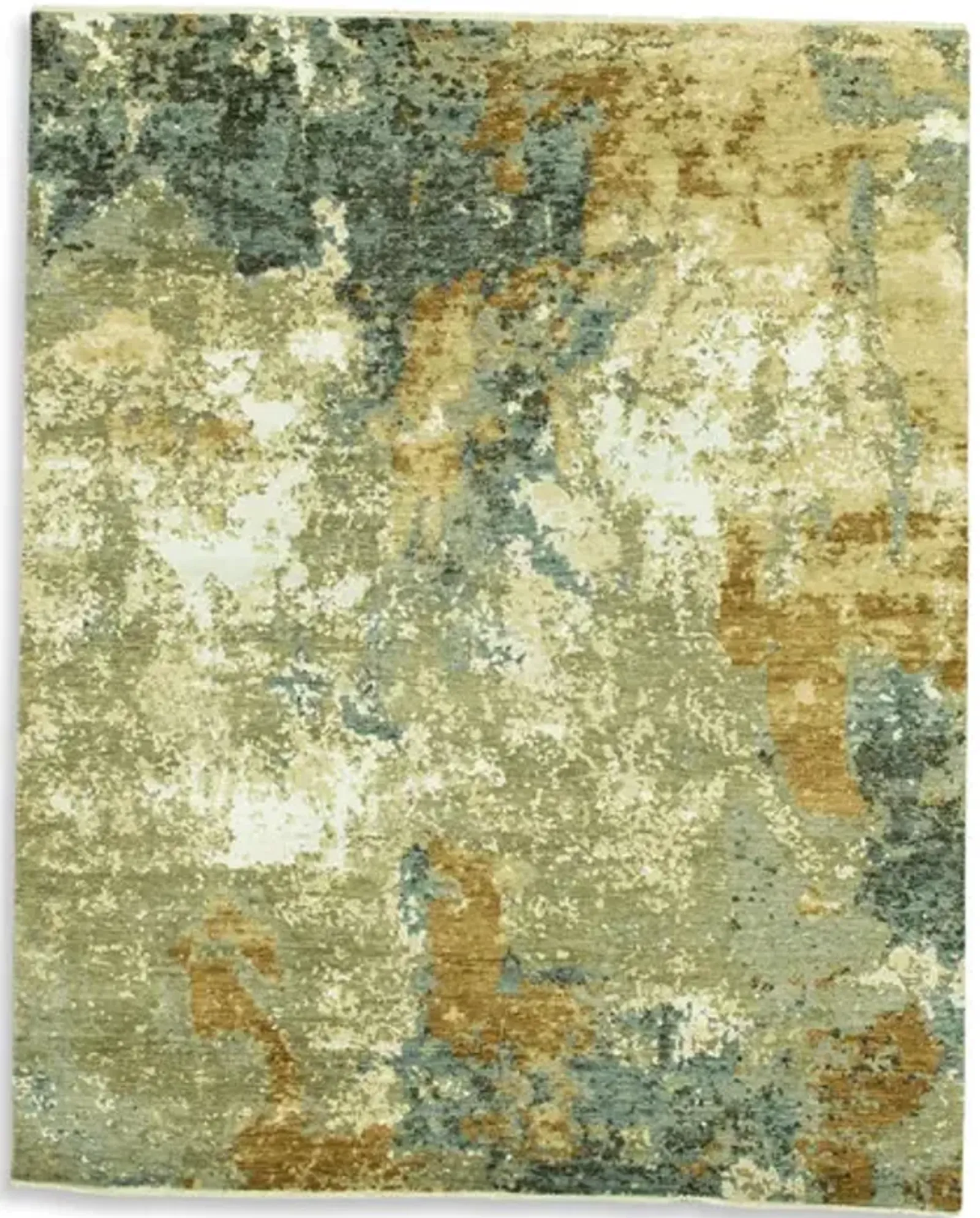 Hand Knotted Area Rug - 8 0  X 9 11 