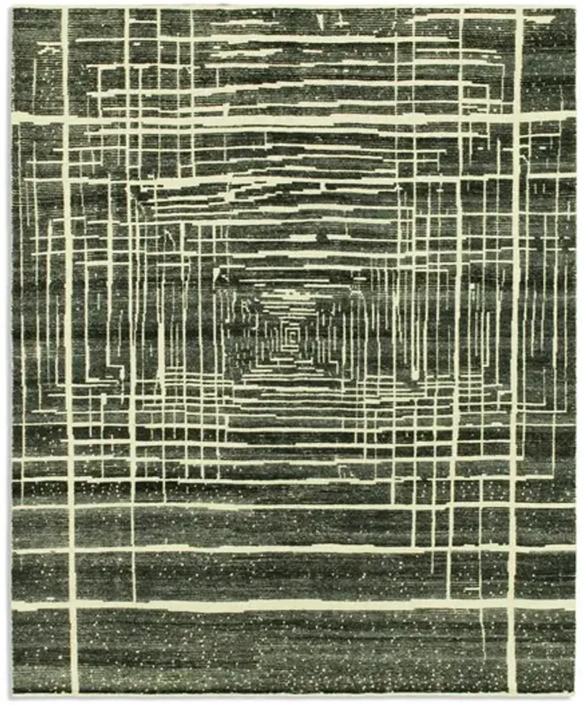 Hand Knotted Area Rug - 8 0  X 9 10 