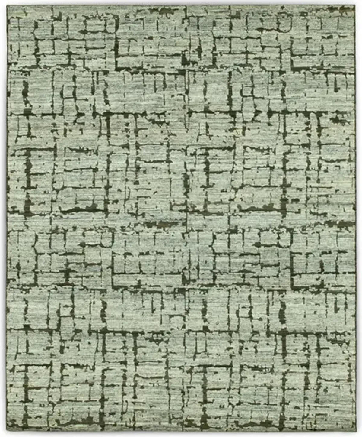 Hand Knotted Area Rug - 8 0  x 10 0  