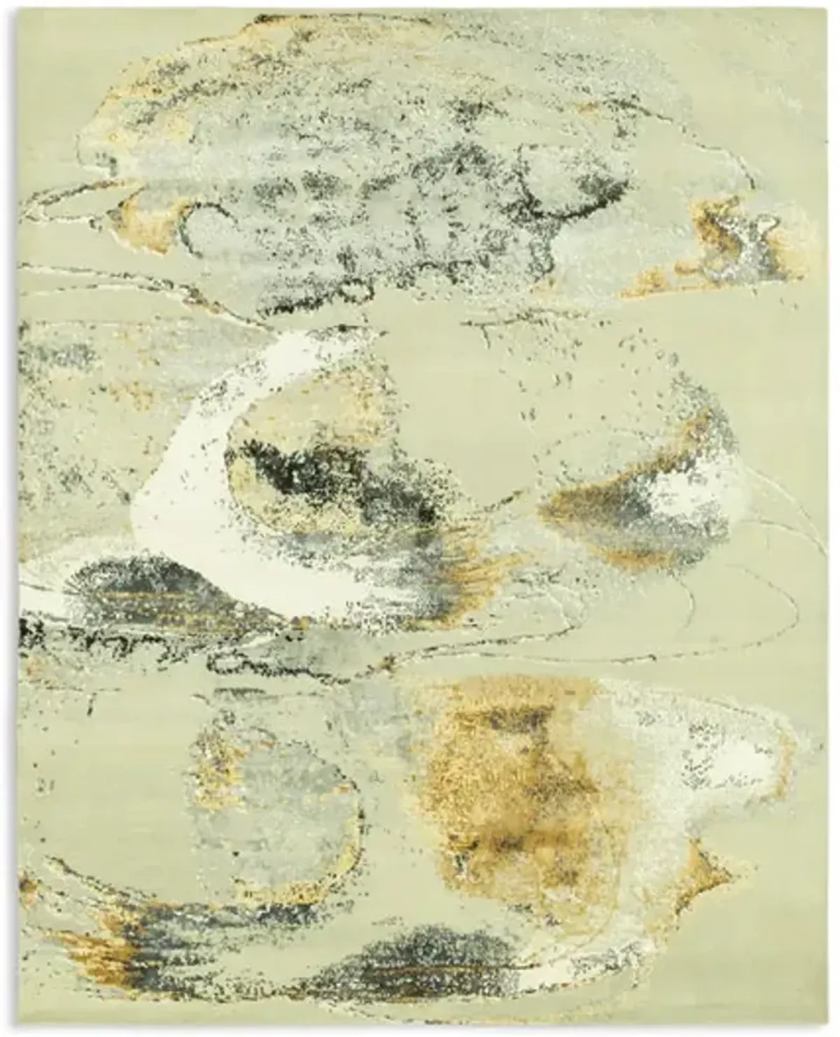 Hand Knotted Area Rug - 8 0  X 10 1 