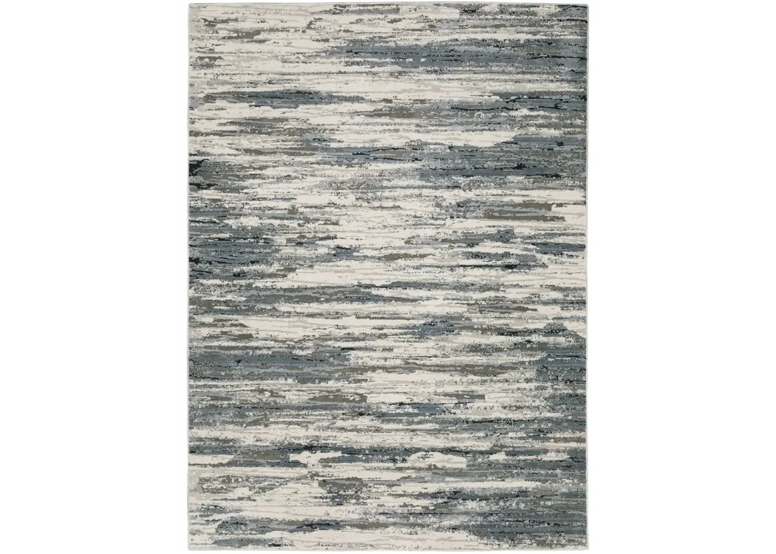 Caravan Beige Blue Area Rug - 7 10  X 10 10 