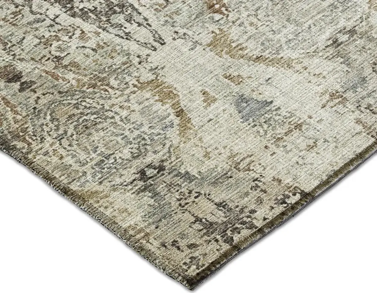 Karaj Linen Area Rug - 8 0  X 10 0 