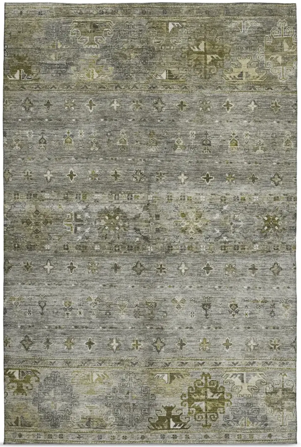 Karaj Pewter Area Rug - 8 0  X 10 0 