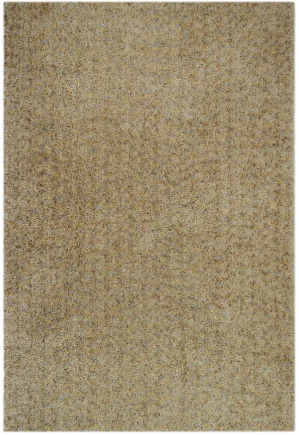 Lisbon Flaxen Shag Area Rug - 8 0  X 10 0 