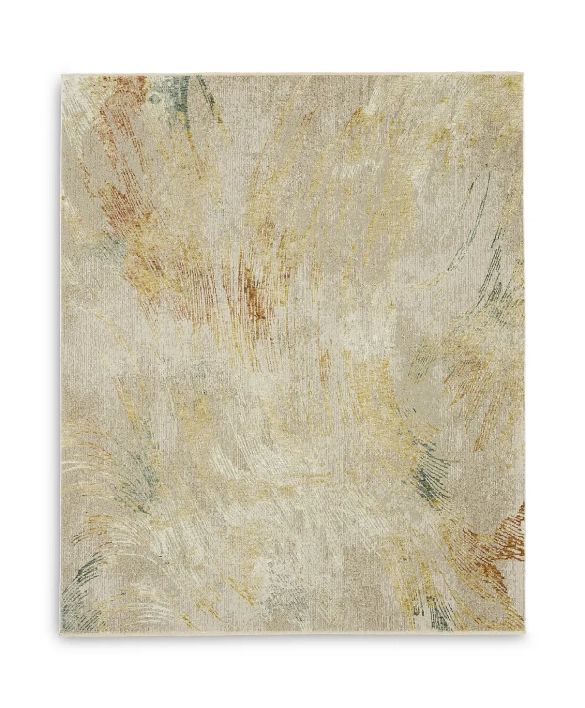 Memento Artifact Beige Area Rug - 8 0  X 10 3