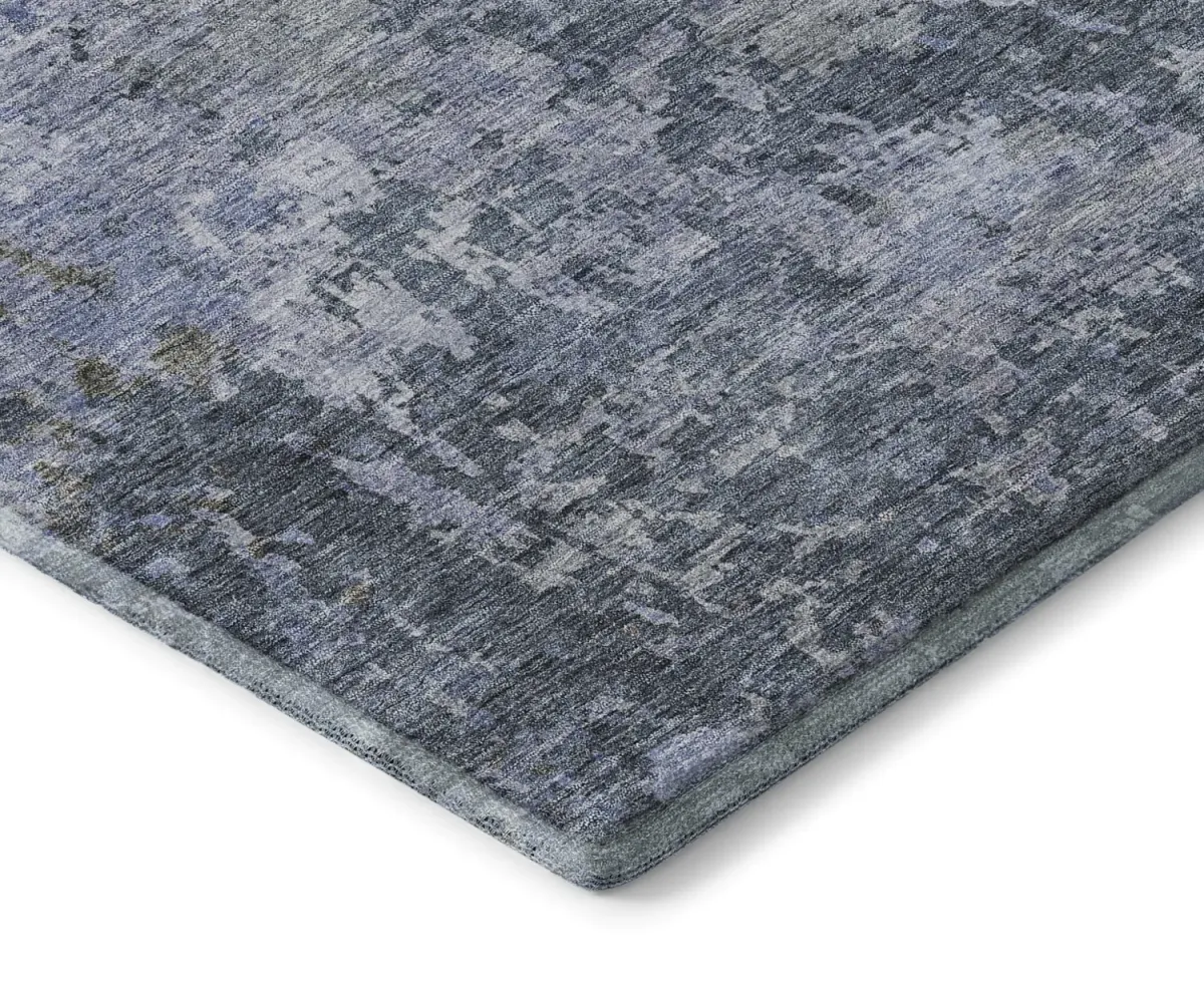 Bresca Blue Washable Area Rug - 8 0  X 10 0 