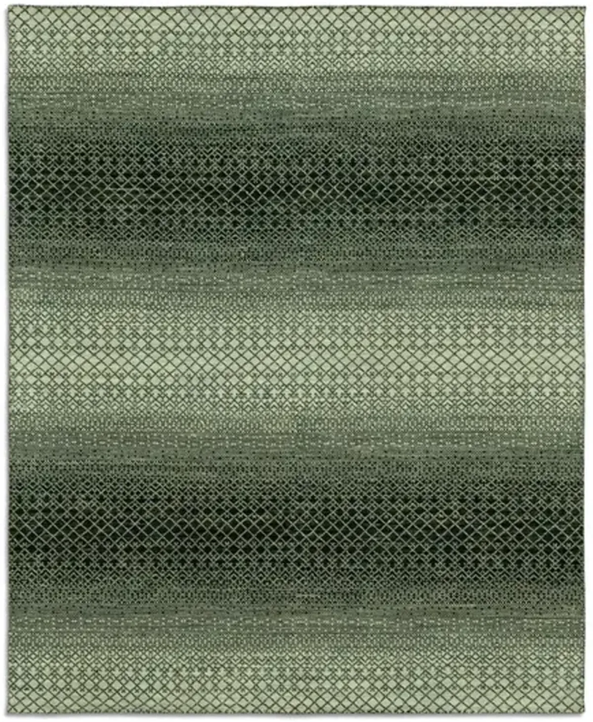 Rainbow Hand Knotted Area Rug - 7 9  X 9 9 