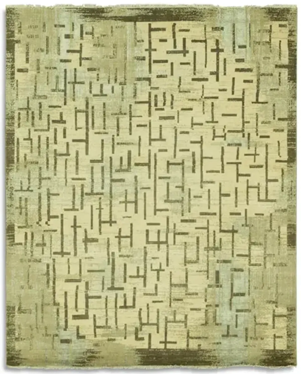 Hand Knotted Area Rug - 8 0  X 10 0 