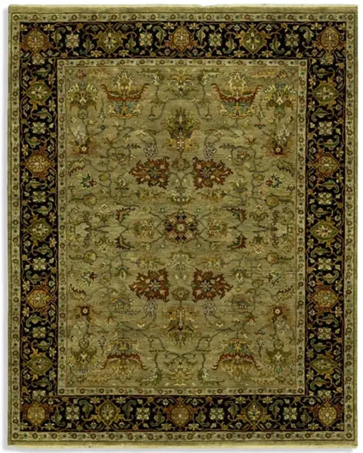Kashi Hand Knotted Area Rug - 7 6  X 9 9 