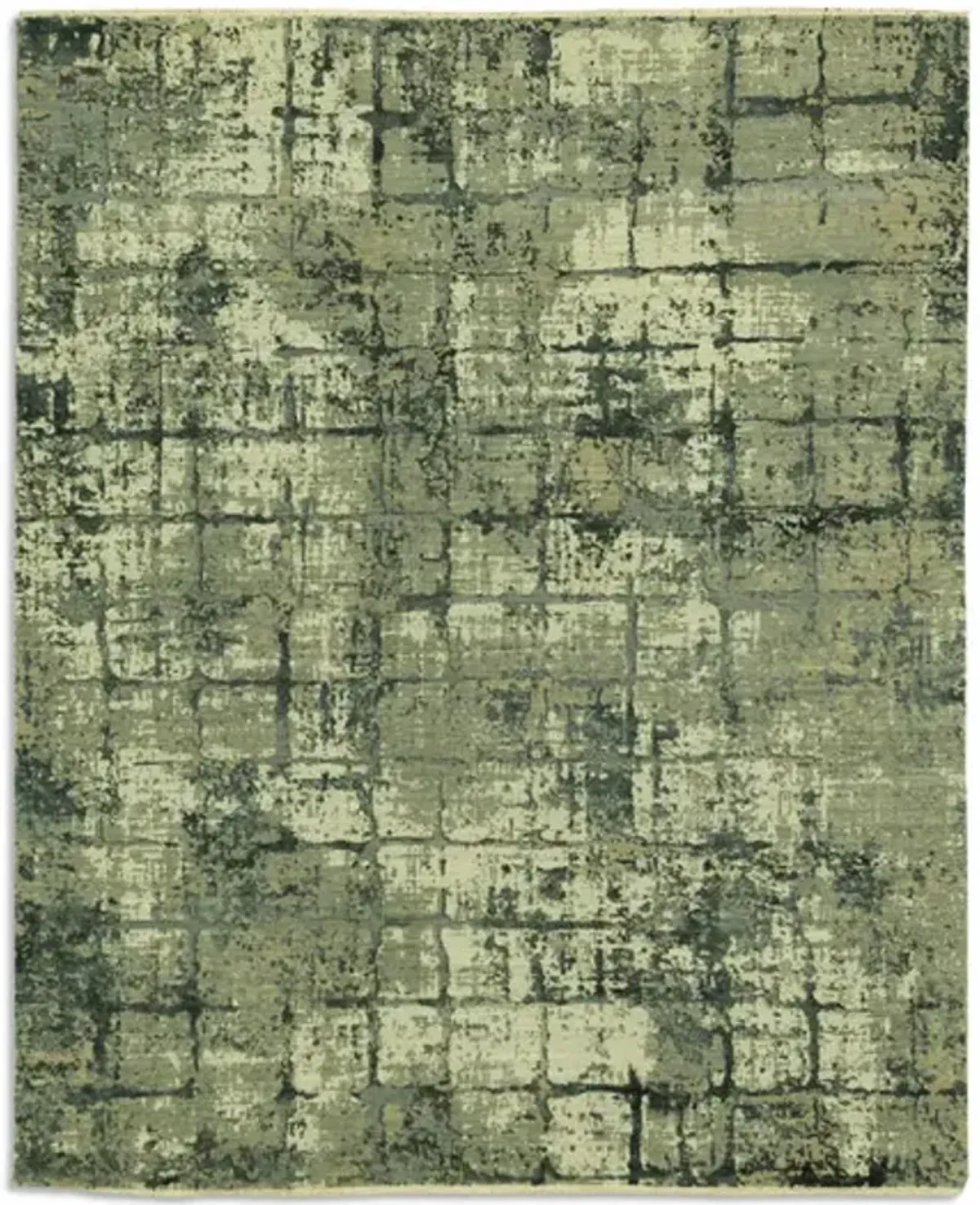 Grunge Royal Hand Knotted Area Rug - 8 1  X 9 11 