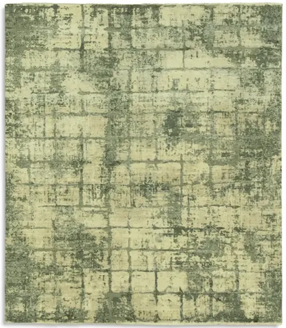 Grunge Royal Hand Knotted Area Rug - 8 4  X 9 7 