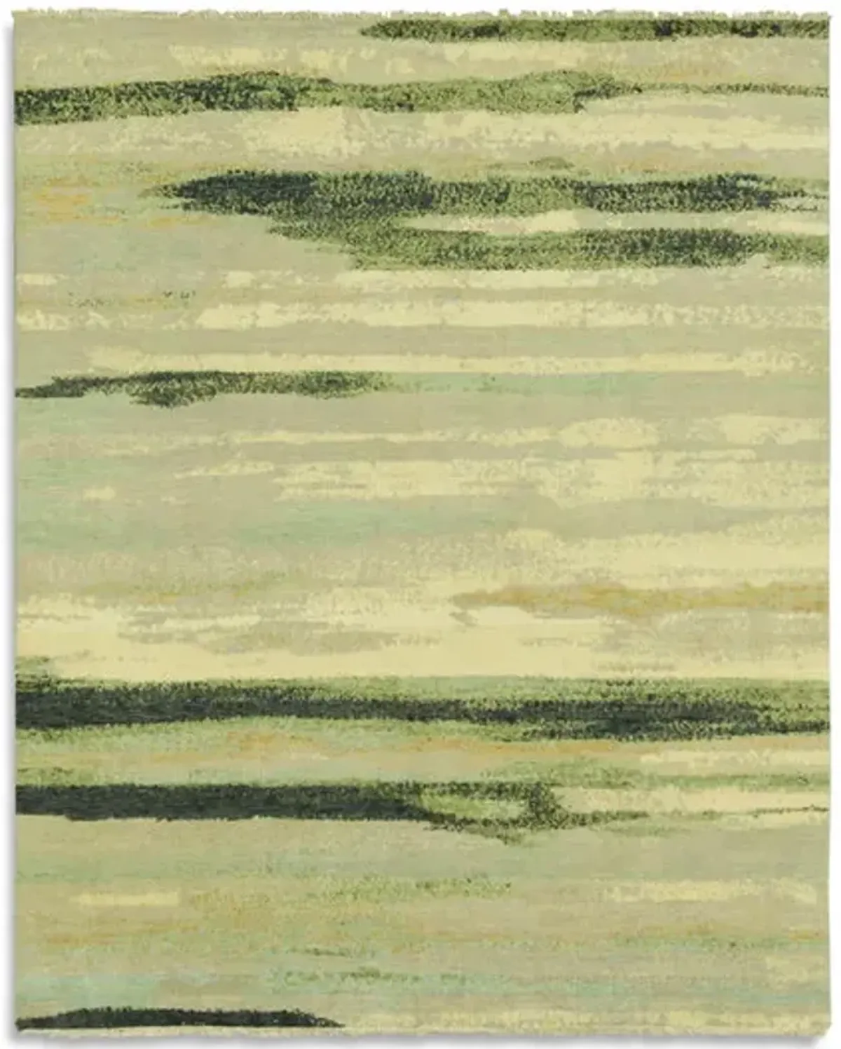 Hand Knotted Area Rug - 8 0  X 10 0 