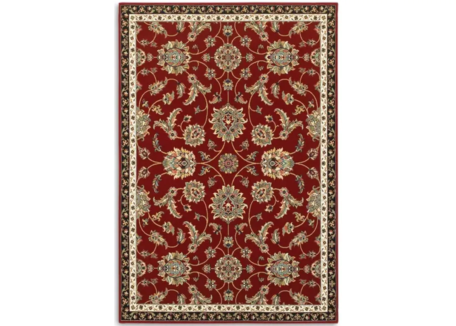 Kashan Red Area Rug - 2 3  X 7 6 