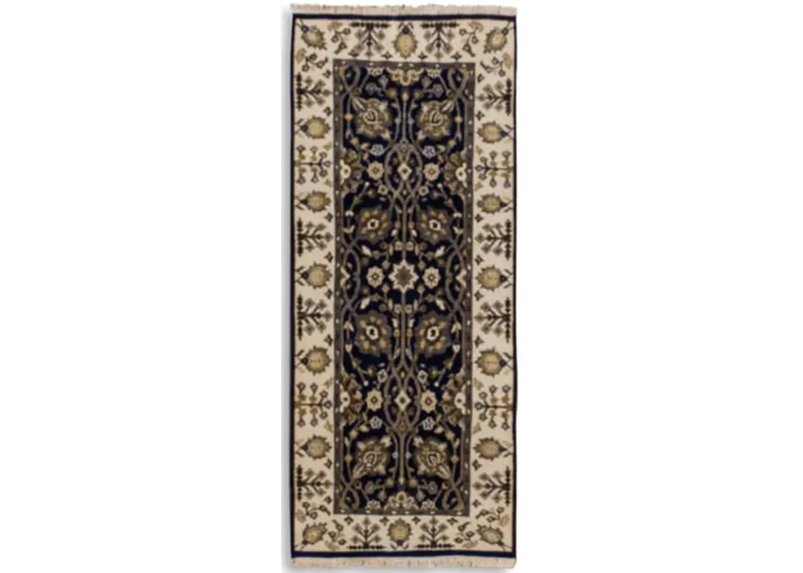 Hand Knotted Area Rug - 2 7  X 6 3 