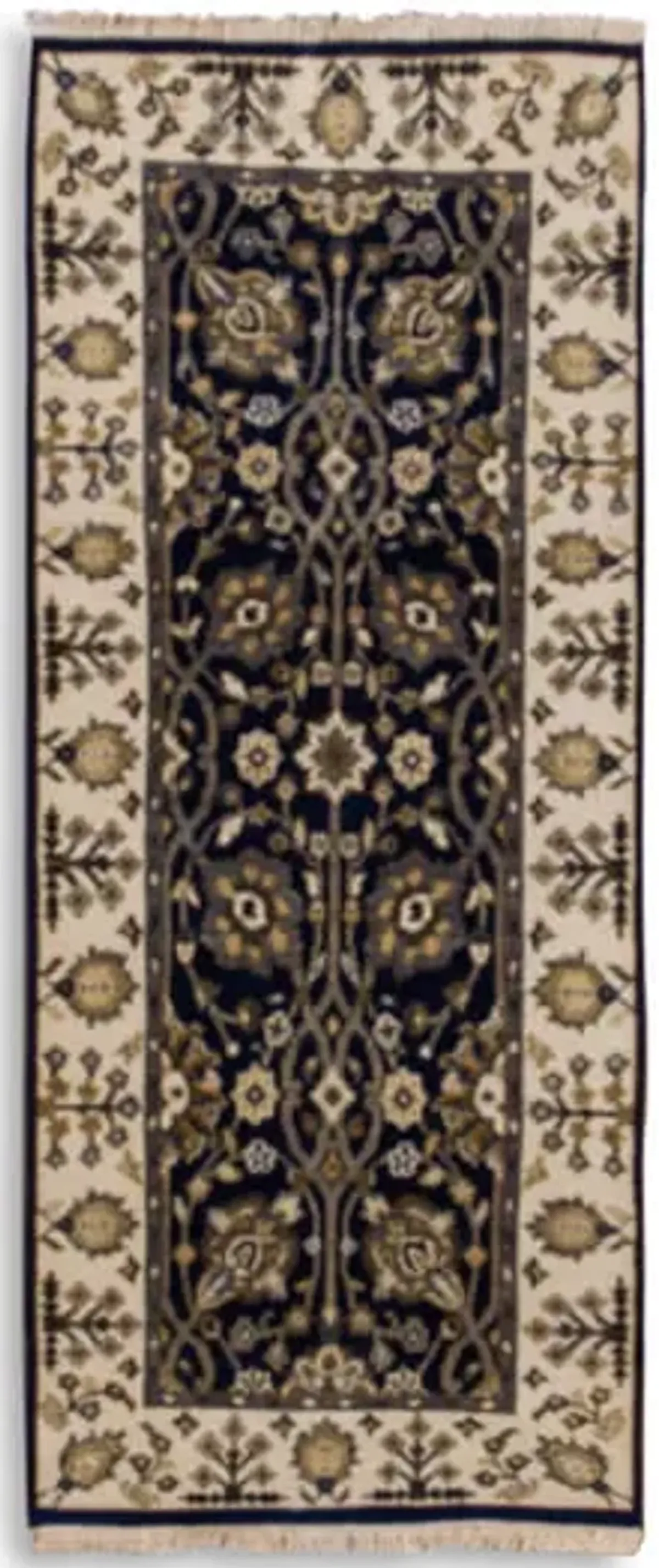 Hand Knotted Area Rug - 2 7  X 6 3 