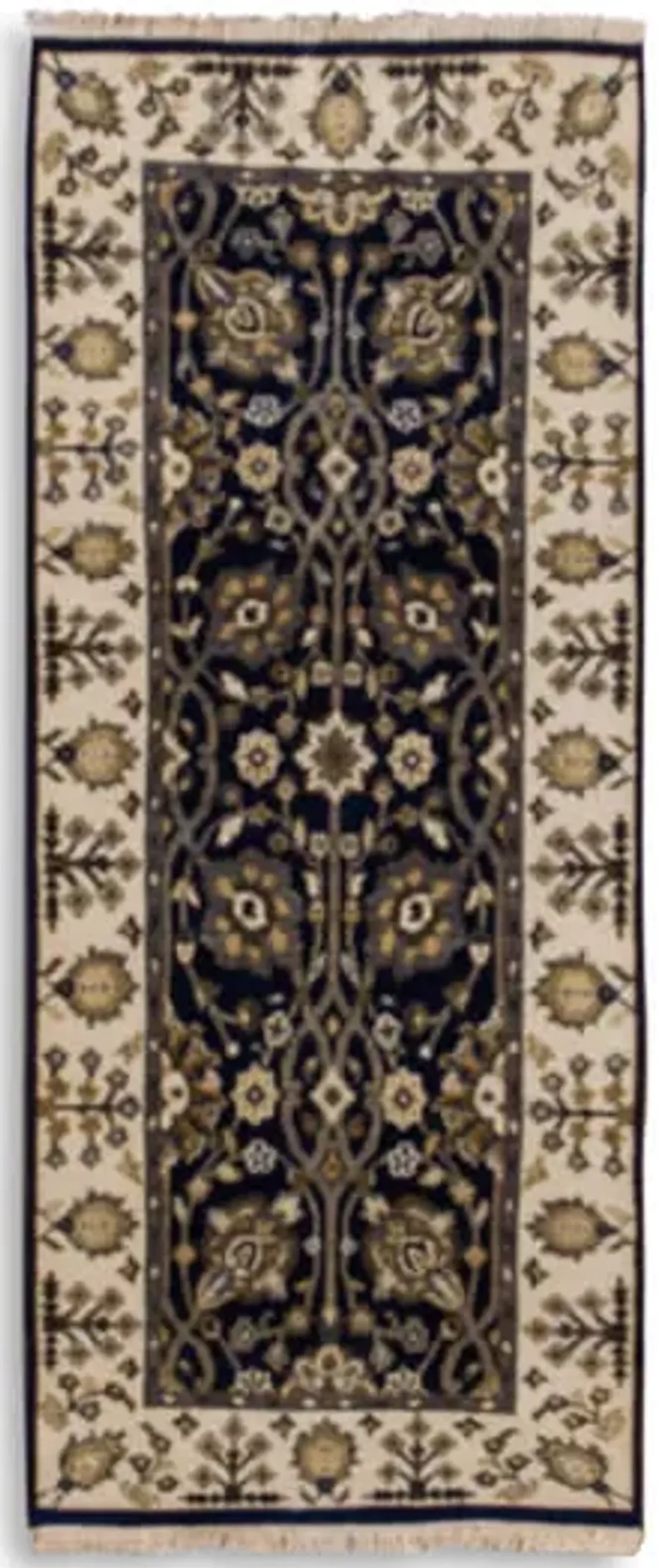 Hand Knotted Area Rug - 2 7  X 6 3 