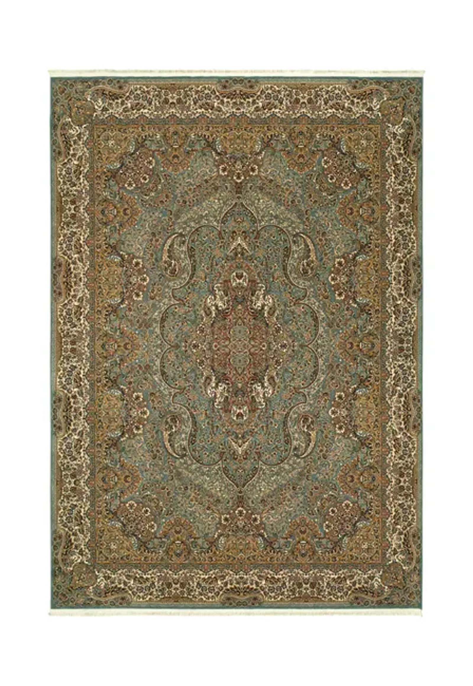 Masterpiece Medallion Blue Area Rug - 2 3  X 10 0 