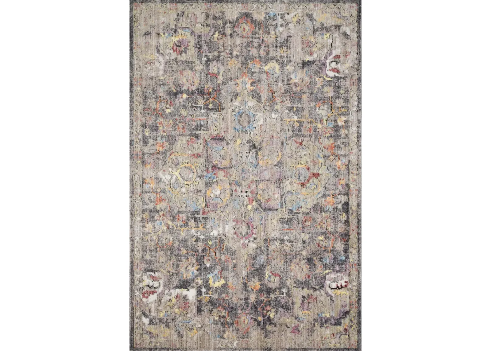 Medusa Charcoal Fiesta Area Rug - 2 4  X 10 0 