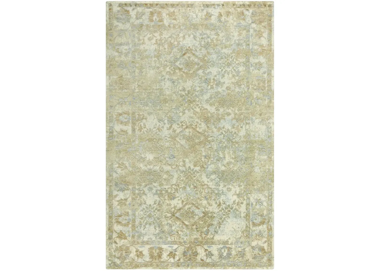 Artistry Border Beige Area Rug - 2 6  X 8 0 