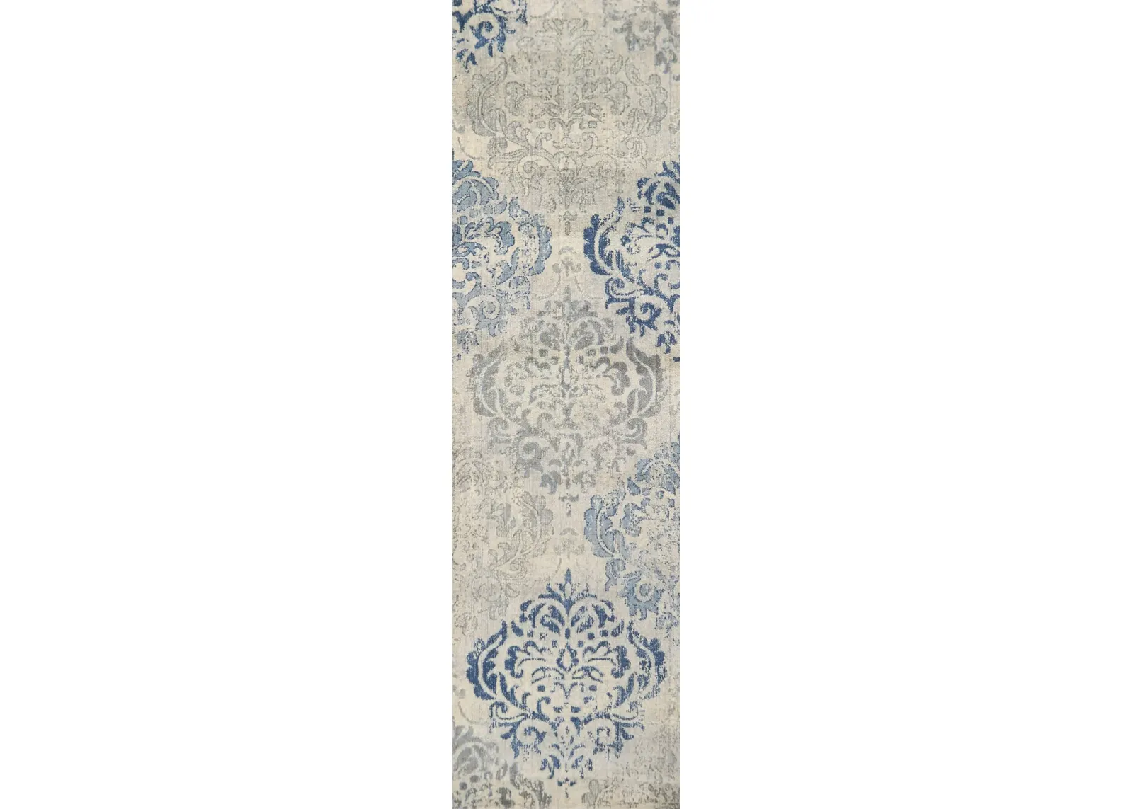 Gossamer Gray Blue Area Rug - 2 6  X 10 0 