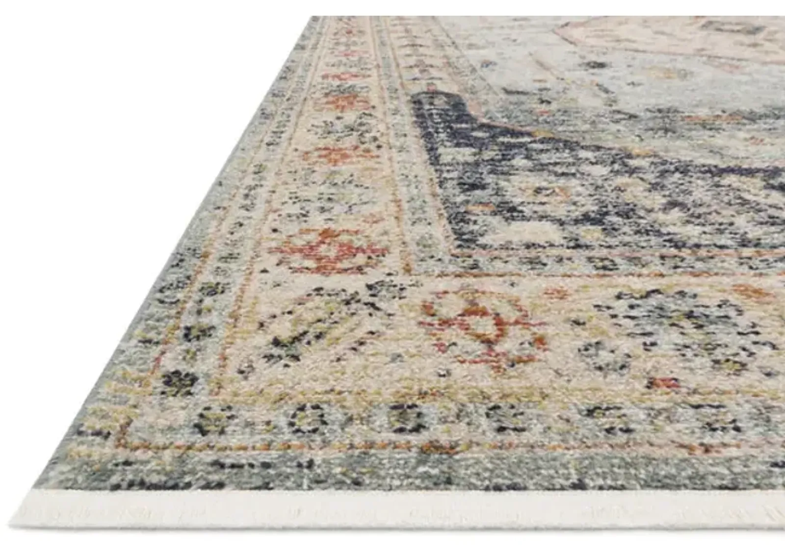 Magnolia Home Graham Blue Antique Ivory Area Rug - 2 3  x 10 0  